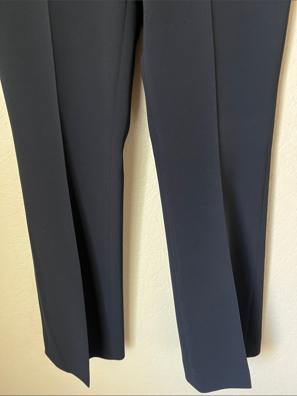 Theory black Demitra admiral crepe flared pants 0 - Picture 4 of 9